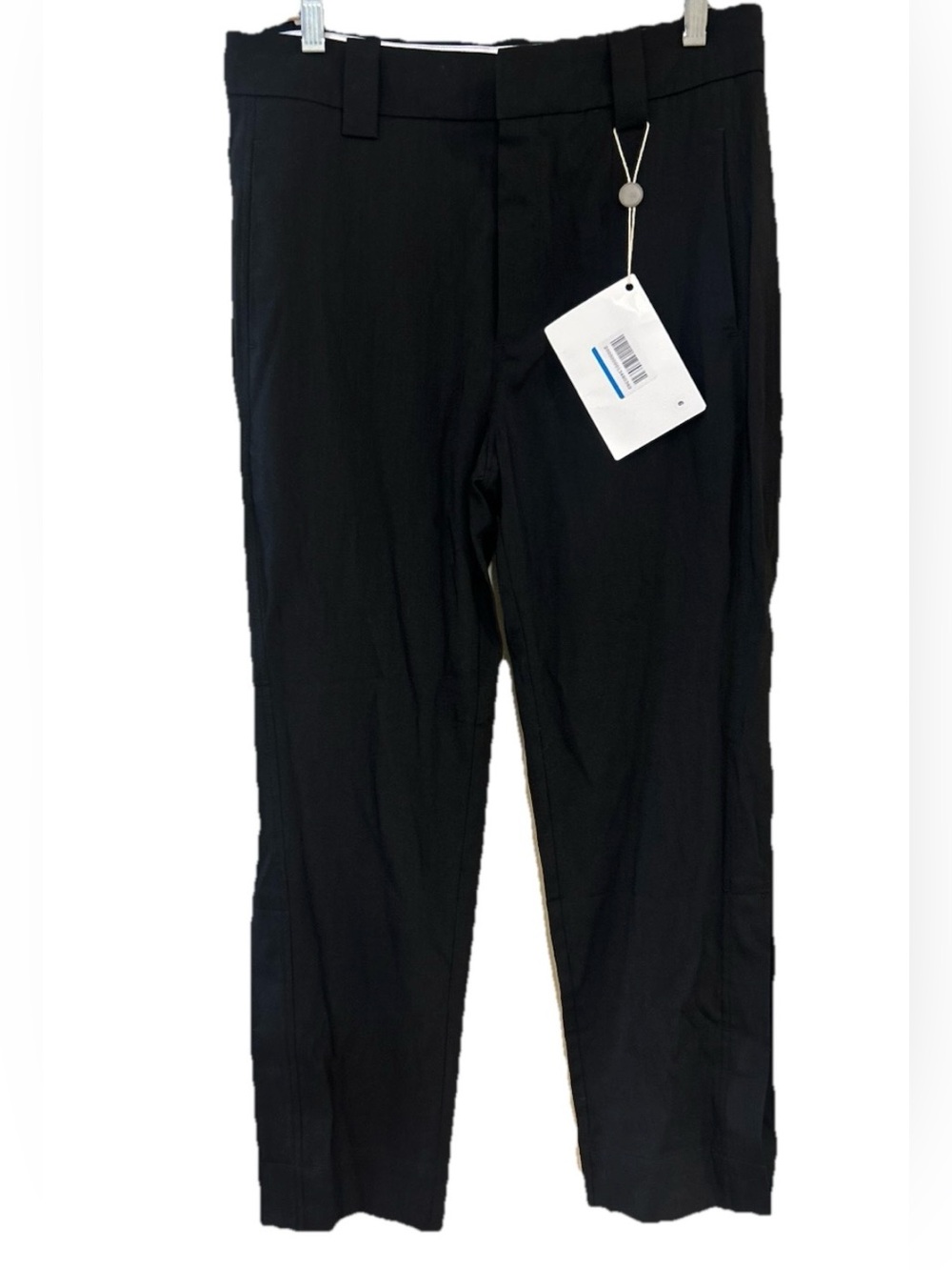 GANNI P603 Black Tailored Snap Hem Trousers NWT 38 (US M)